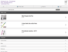 Tablet Screenshot of penimprint.com